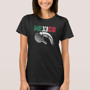 Camiseta México Mesa Tenis Soporte Ping Pong Te