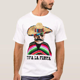 Camiseta méxico, mexicano, viva la fiesta
