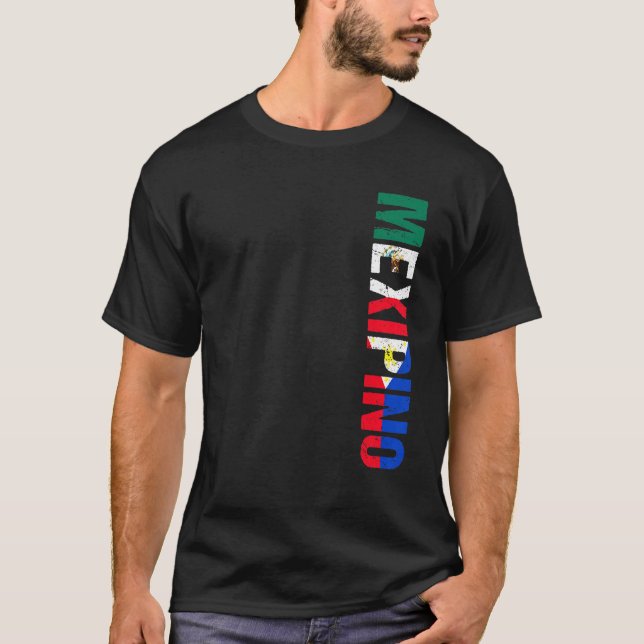 Camiseta México México México Filipinas Bandera Ancesterio  (Anverso)