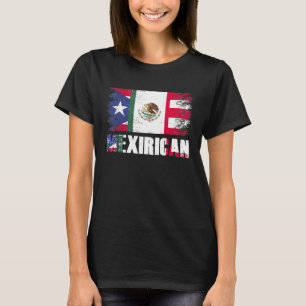 Camiseta México México: Orgullo de Bandera Puertorriqueña