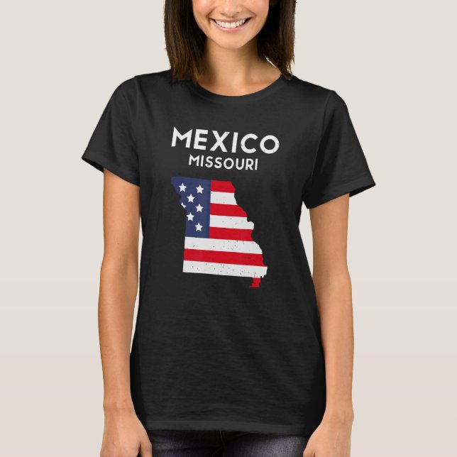 Camiseta México Misuri Estados Unidos Estados Unidos Viaje  (Anverso)