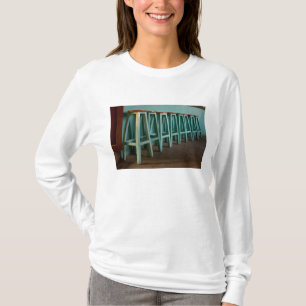 Camiseta México, Oaxaca, Taburetes de barra verdes alinean