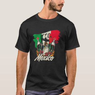 Camiseta México Orgullo Mexicano Patrimonio de la Bandera d
