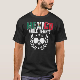 Camiseta México Ping Pong Orgullosa Mesa de Tenis Mexicana