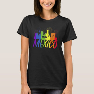 Camiseta Mexico Pride Skyline Pride Parade Mexico