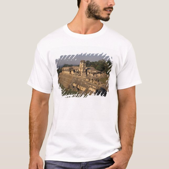 Camiseta México, provincia de Chiapas, Palenque, El Palacio (Anverso)