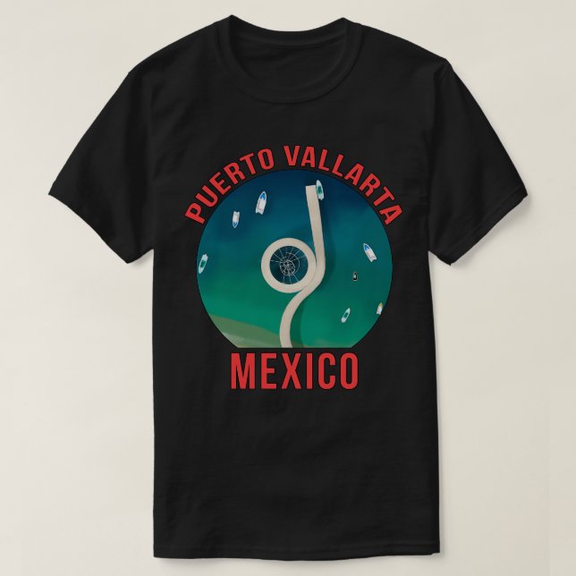 Camiseta México Puerto Vallarta (Diseño del anverso)