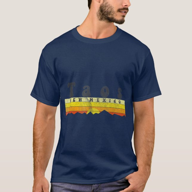 Camiseta México retro vintage Taos nuevo (Anverso)