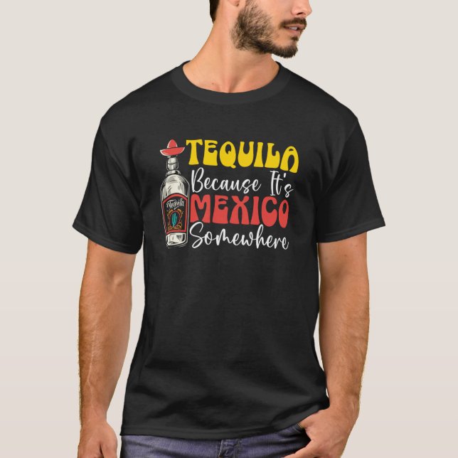 Camiseta México: Tequila Drinker Cinco de M (Anverso)