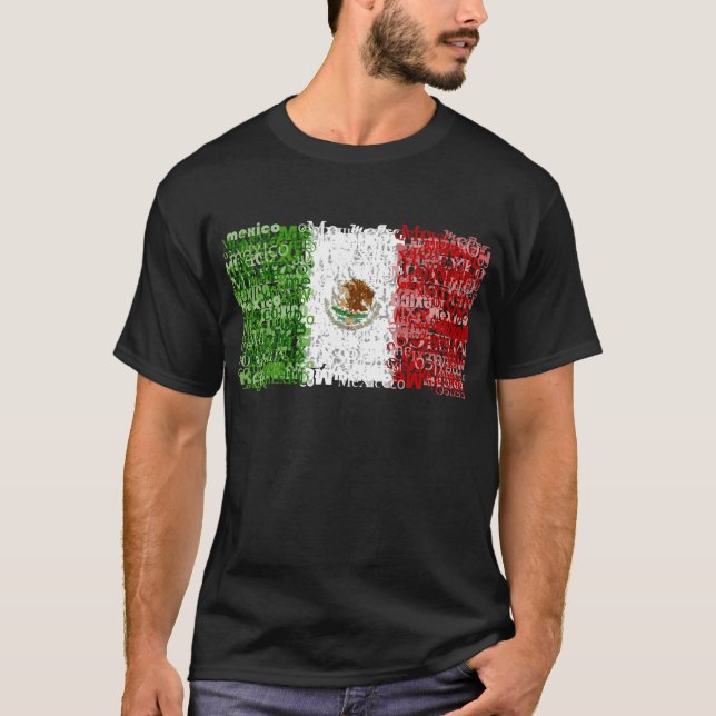 Camiseta México textual (Anverso)