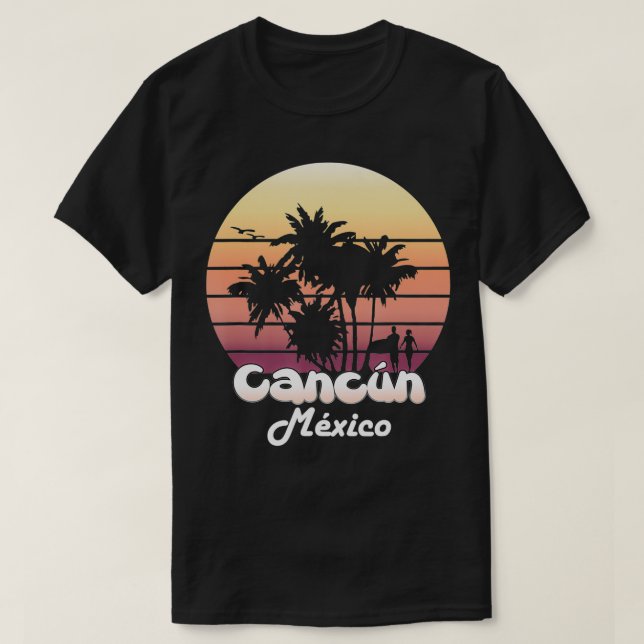 Camiseta México Tropical Vacation Souvenir Summer Gi (Diseño del anverso)