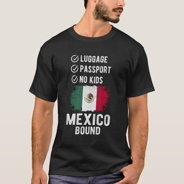 Camiseta México: Vacaciones de viaje de recuerdo México (Anverso)