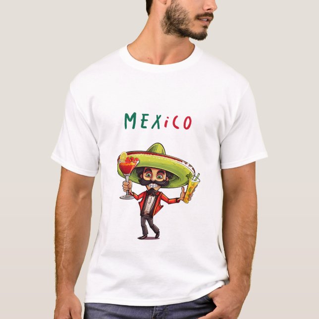 Camiseta México y Margarita (Anverso)