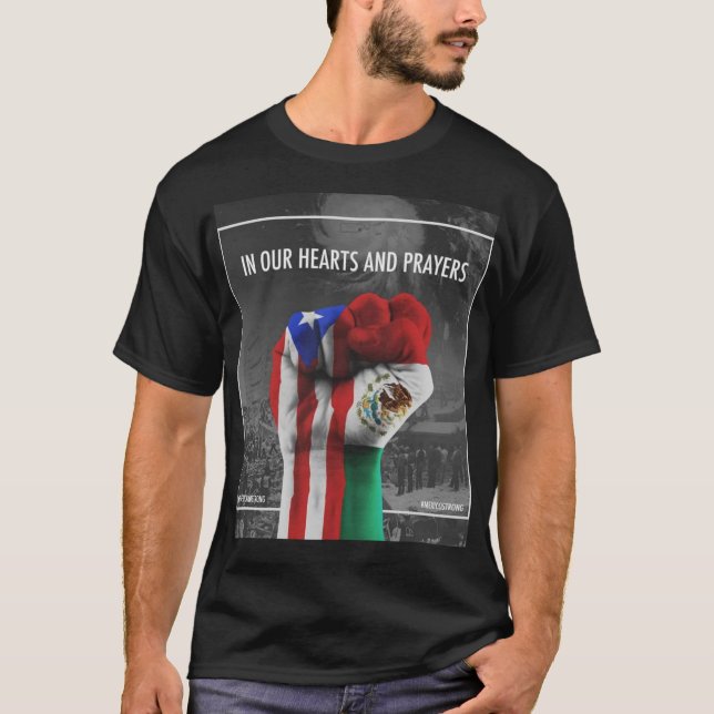 Camiseta México y Puerto Rico Unidos (Anverso)