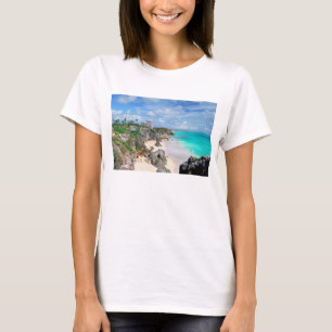 Camiseta México, Yucatán, península, ruinas de Tulum, ma