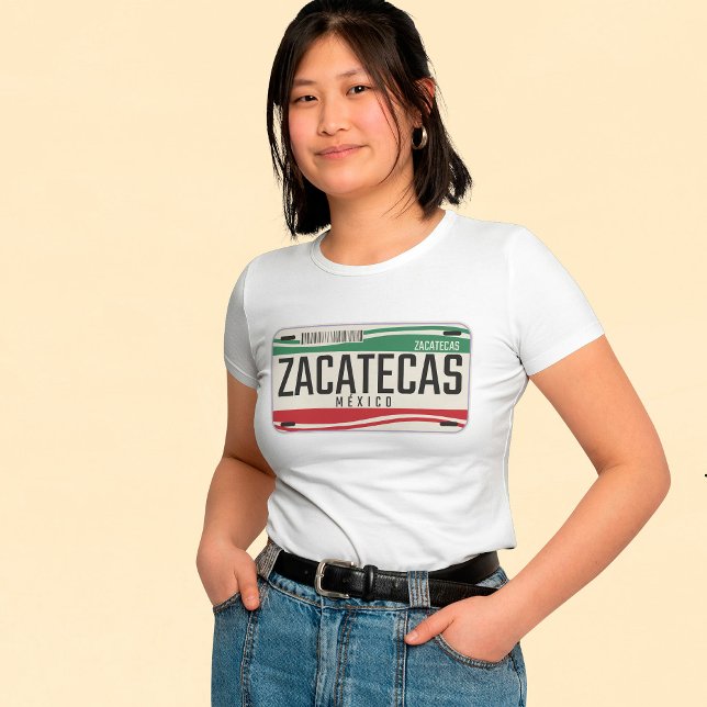 CAMISETA MÉXICO ZACATECAS CITY LISENCE PLATE (Subido por el creador)