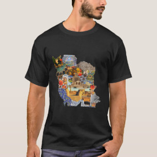 Camiseta Meydan Shahyad Meydan Azadi Irán Mapa Persa