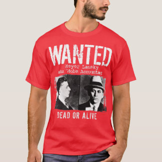 Camiseta Meyer Lansky Mugshot quiere morir o vivir