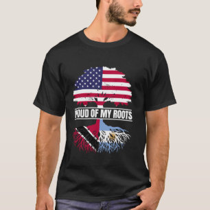 Camiseta Mezcla Argentina Trinidadense Raíces Orgullosas Tr