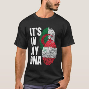 Camiseta Mezcla de ADN de Austria y Argelia Bandera Patrimo