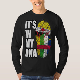 Camiseta Mezcla de ADN de Brunei y África Central Bandera P