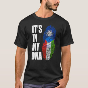 Camiseta Mezcla de ADN de Guinea Ecuatorial y Marshalés Her