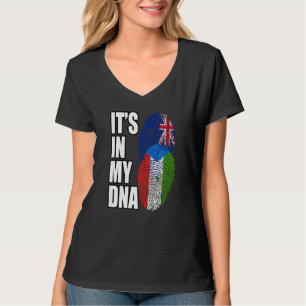 Camiseta Mezcla de ADN de Nueva Zelanda y Guinea Ecuatorial