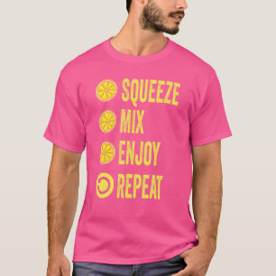 Camiseta Mezcla de apretones Disfrútala Repetir Lemonade St