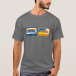 Camiseta Mezcla de cintas Cassette T Shirt<br><div class="desc">Inspirada por la tecnología de baja fidelidad de los años 70 y 80, esta camiseta muestra un par de cintas mezcladas en estilo res bajo. Los días antes de que los CD y MP3 fueran buenos y esta camiseta muestra casetes en su mejor momento. Pueden ser de baja tecnología pero...</div>