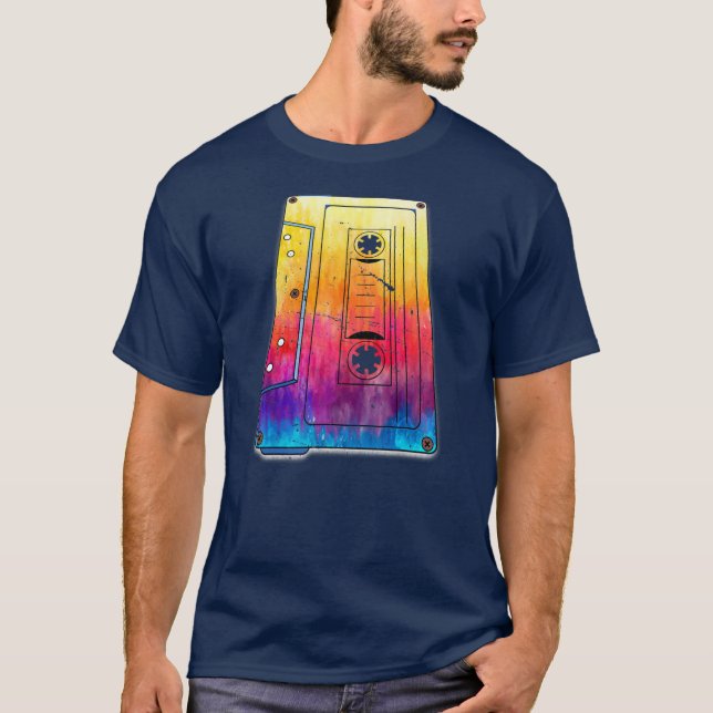 Camiseta Mezcla de cintas de cassette de 80 y 90 para hombr (Anverso)