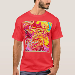 Camiseta Mezcla de Color Artístico