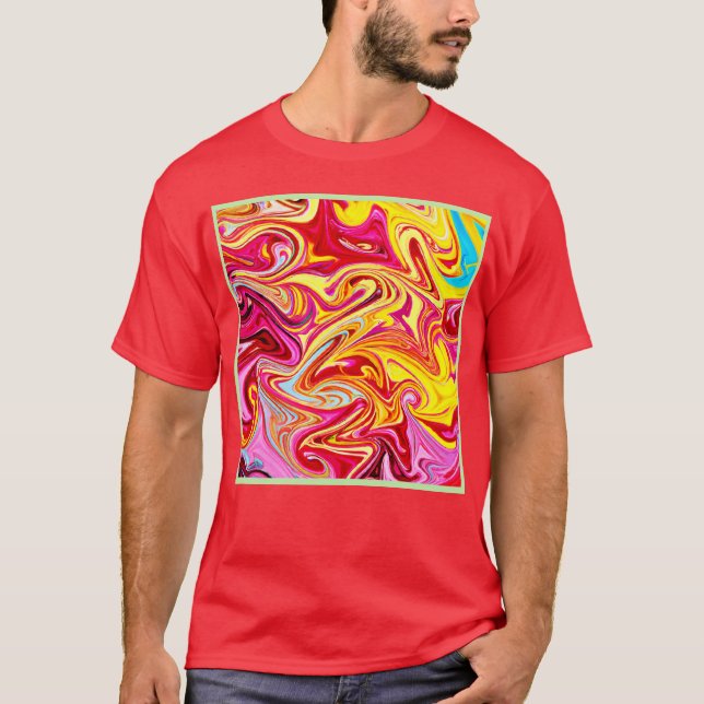Camiseta Mezcla de Color Artístico (Anverso)