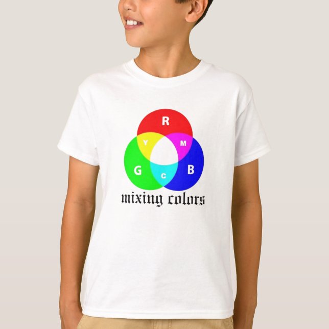 Camiseta mezcla de colores (Anverso)