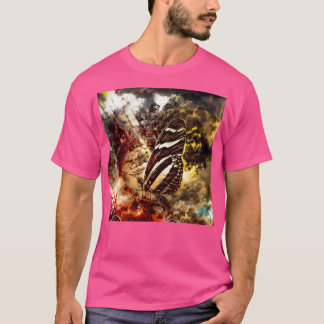 Camiseta Mezcla de colores de los gráficos de explosión de