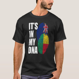 Camiseta Mezcla de DNA de Neozelandés y Beninés Bandera Her