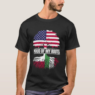Camiseta Mezcla de herencia de Polonia e Italia Orgulloso d