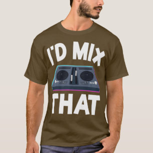 Camiseta Mezcla De Id. De Mezclador De Jockey De Disco Dj F