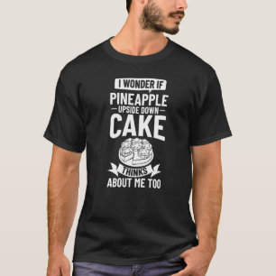 Camiseta Mezcla de recetas de pasteles de piña al revés