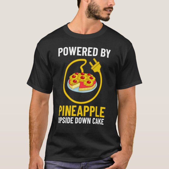 Camiseta Mezcla de recetas de pasteles de piña al revés (Anverso)