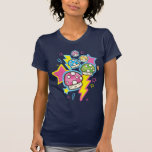 Camiseta mezcla eléctrica<br><div class="desc">¡hongos eléctricos felices!</div>