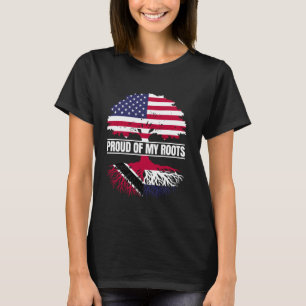 Camiseta Mezcla holandesa trinitense orgullosa de sus raíce