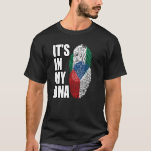 Camiseta Mezcla Nigeriana Y Checa ADN Bandera Patrimonio