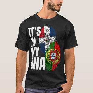 Camiseta Mezcla Portuguesa Y Dominicana Patrimonio De La Ba