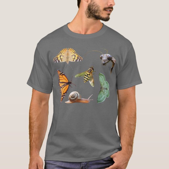 Camiseta mezclada del ~ de los insectos (Anverso)