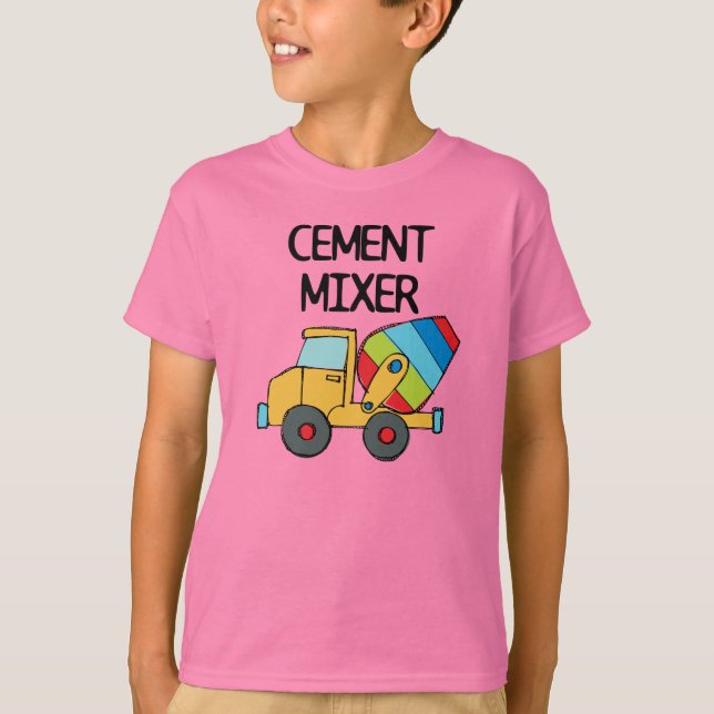 Camiseta Mezclador de cemento (Anverso)