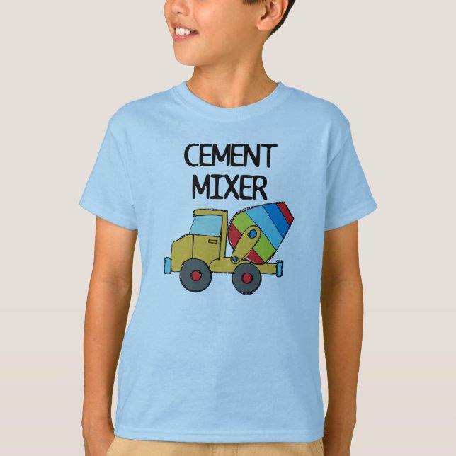 Camiseta Mezclador de cemento colorido (Anverso)