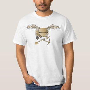 Camiseta Mezclador de hormigón beige