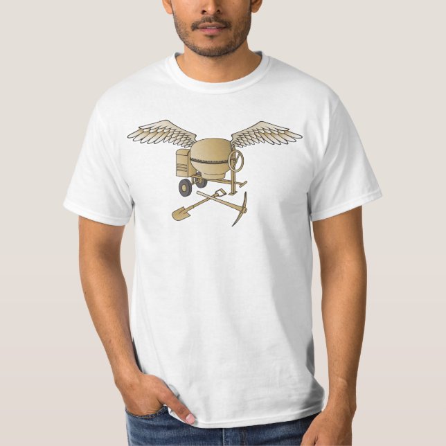Camiseta Mezclador de hormigón beige (Anverso)