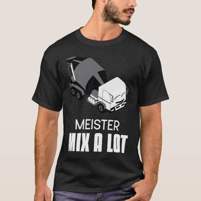 Camiseta Mezclador de hormigón para el mezclador de hormigó (Anverso)