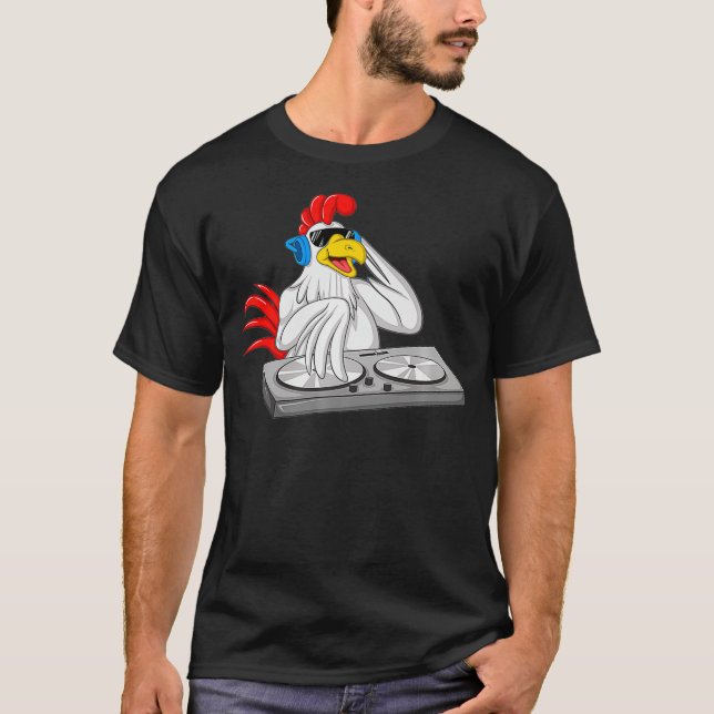 Camiseta Mezclador de música animal divertida Fiesta Guay C (Anverso)